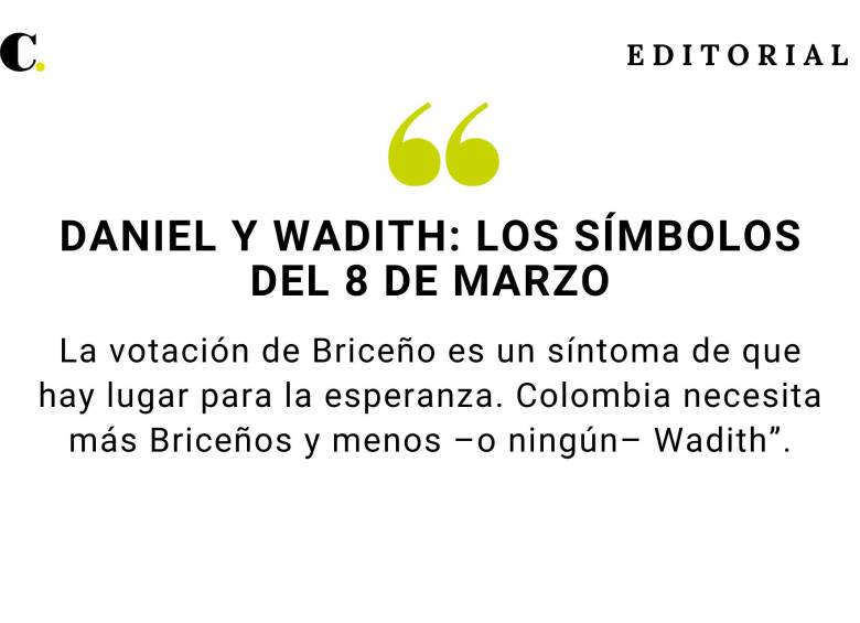 Daniel y Wadith: Los símbolos del 8 de marzo