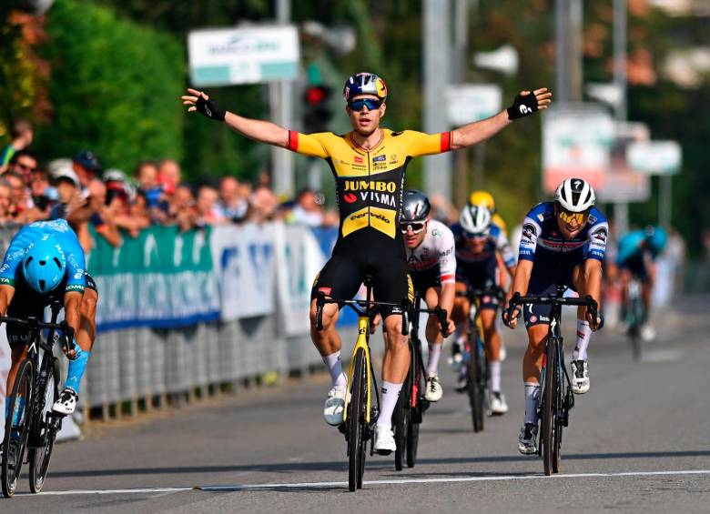 El ciclista belga Wout Van Aert hace parte de la escuadra elite del equipo Jumbo Visma. FOTO: GETTY 
