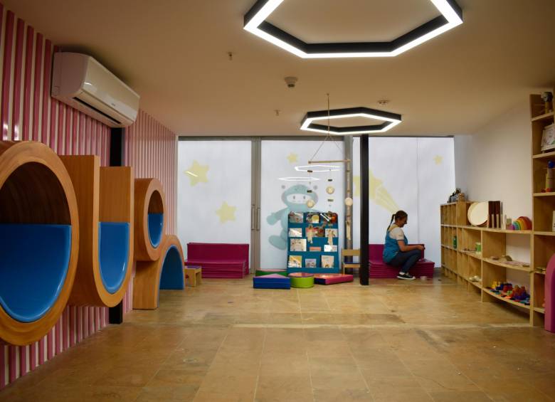 El centro infantil se adecuó tras intervenir ocho locales que suman 350 metros cuadrados. FOTO: Cortesía Alcaldía de Medellín