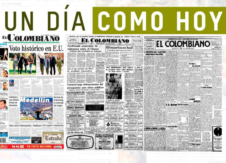 Un día como hoy 3 de noviembre