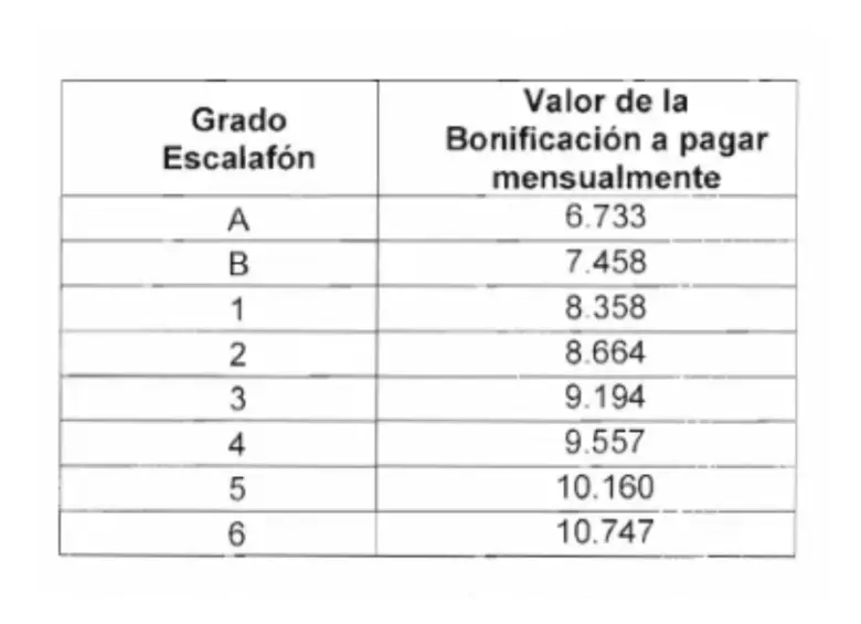 Nueva bonificación mensual para docentes de colegios.