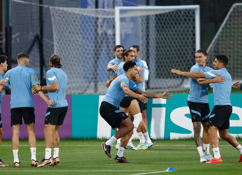 El buen ambiente no se ha perdido en el seleccionado de Uruguay, a pesar de su irregular campaña en el Mundial. FOTO efe
