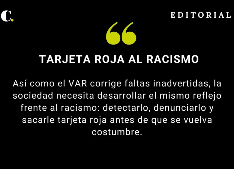 Tarjeta roja al racismo