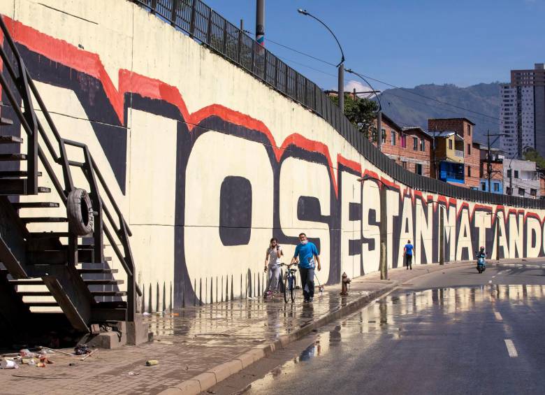 Polémica en Medellín por mural que fue censurado