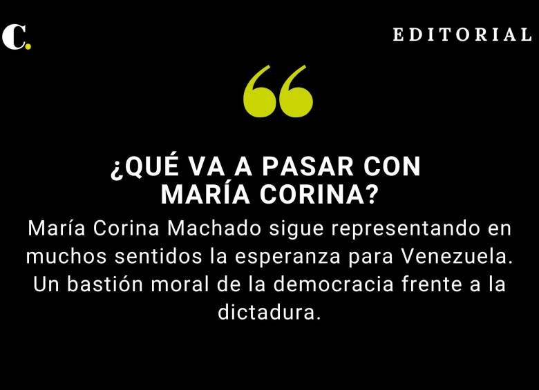 ¿Qué va a pasar con María Corina?