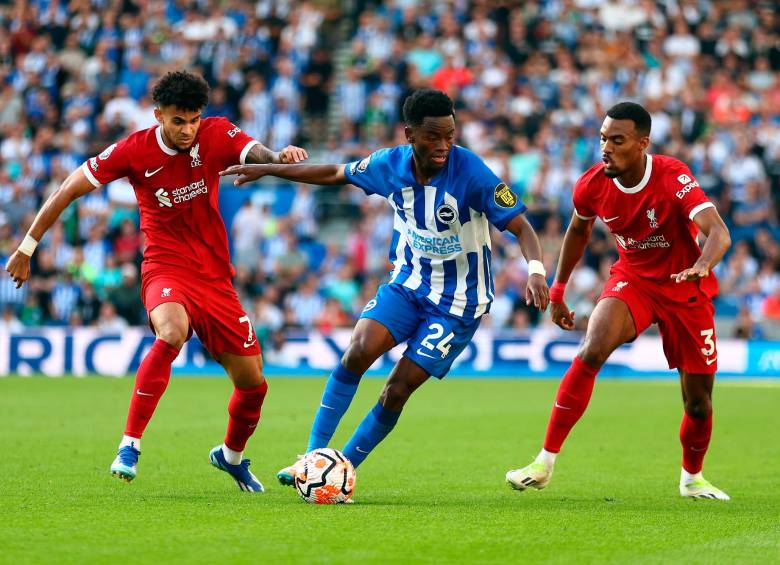 Luis Díaz disputó los 90 minutos del partido. FOTO GETTY