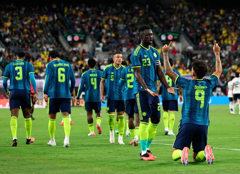 Colombia ya inicio su nuevo proceso con miras al Mundial. En su primer duelo amistoso luego de Norteamérica-2026, igualó 1-1 ante México. FOTO: GETTY