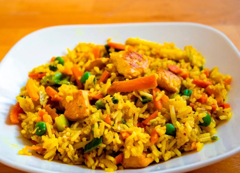 El arroz con pollo con el que se intoxicaron los afectados fue servido durante una actividad escolar en el Centro de Desarrollo Infantil (CDI) Arcoíris de Sueños. FOTO Pixabay