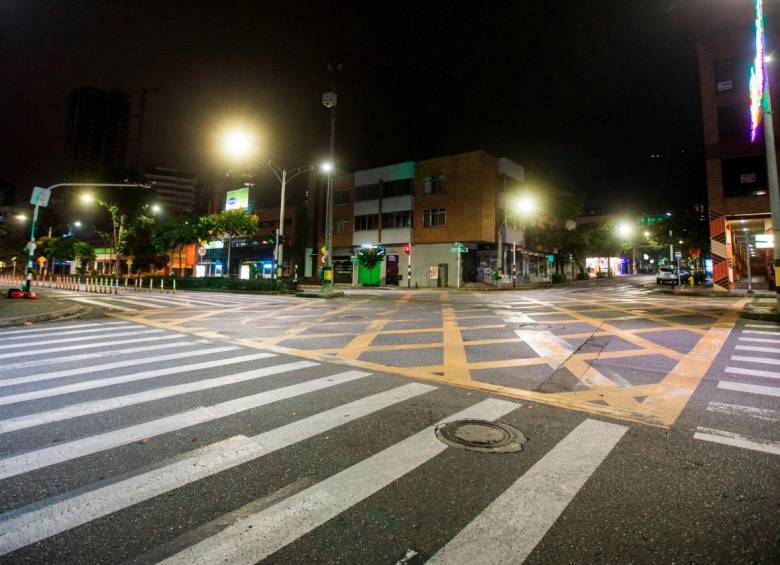 Avenida el Poblado la carrera 43 con la 10. FOTO: Julio Cesar Herrera