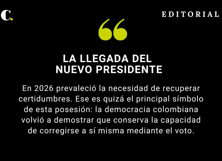 La llegada del nuevo Presidente