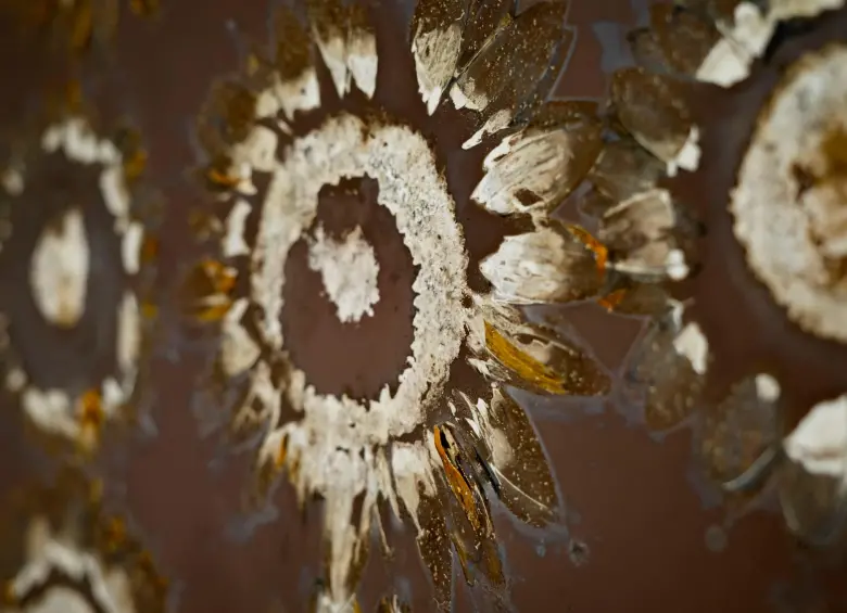 Esta es Girasoles, la obra de Ortiz. FOTO: Cortesía.