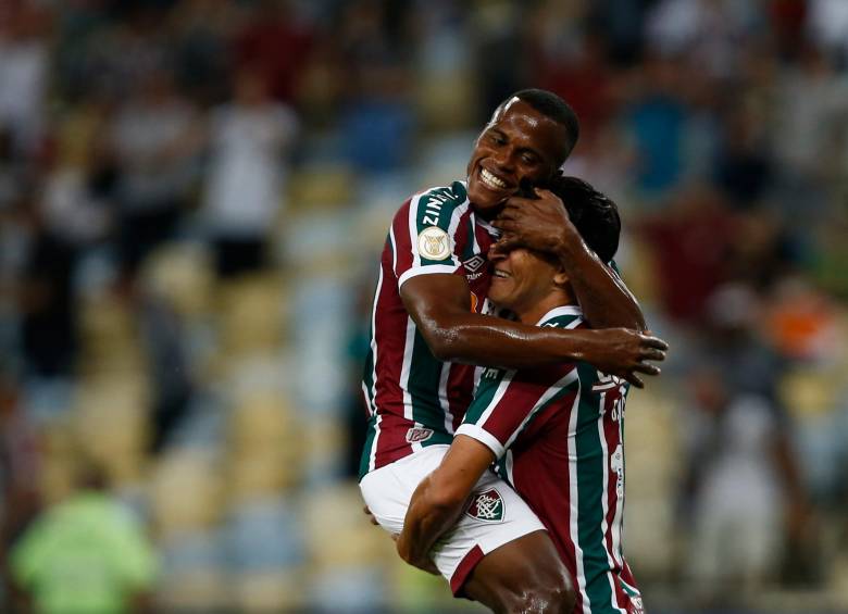 El colombiano Jhon Arias, de 26 años de edad, es uno de los referentes de Fluminense. FOTO: GETTY