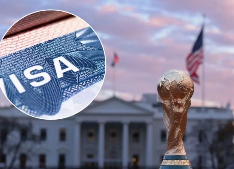 El Departamento de Estado de EE.UU. busca eximir de ciertos pagos a ciudadanos que ya hayan comprado su tiquete para los partidos del Mundial y que estén inscritos en un sistema especial. Foto: Getty Images y AFP