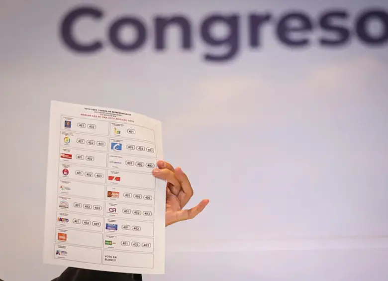 Así se puede votar en las elecciones al Congreso y en la consulta interpartidista del 8 de marzo de 2026. FOTO: Colprensa.