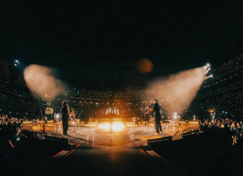 Este sábado 22 de junio Morat abrió en Madrid, España, la gira Conciertos por el mundo.