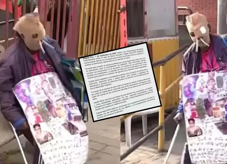María Consuelo Córdoba ha enfrentado durante 26 años las consecuencias del ataque con ácido que sufrió en Bogotá. Foto: Captura de pantalla City TV.