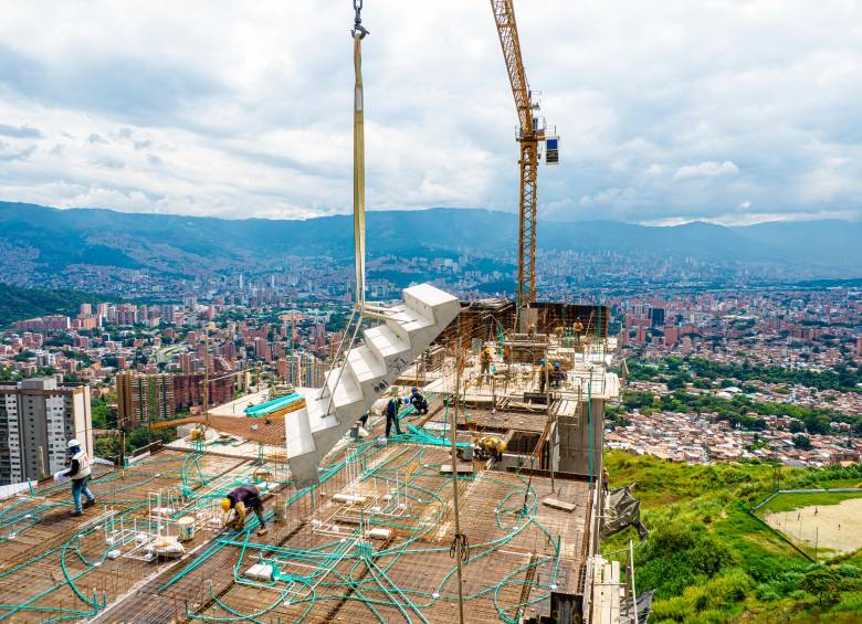 Escaleras prefabricadas de Argos: ejemplo de modularidad al ser complejas de construir en obra y tener repetitividad. FOTO: CORTESÍA ARGOS.