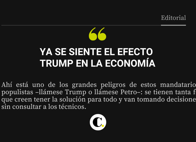 Ya se siente el efecto Trump en la economía