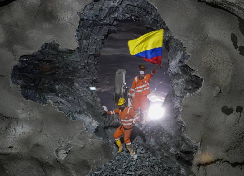 Se unieron los dos frentes de excavación en el túnel de Amagá