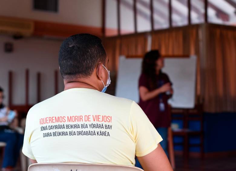 La Comisión de la Verdad visitó el Bajo Cauca antioqueño para escuchar a las comunidades el pasado 5 y 6 de noviembre. Esta es una imagen de ese encuentro. FOTO: Cortesía Comisión de la Verdad
