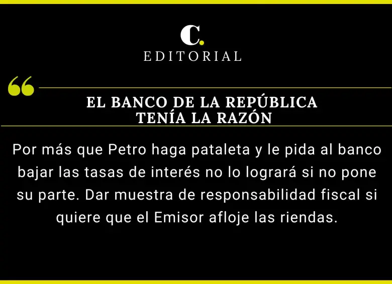 El Banco de la República tenía la razón