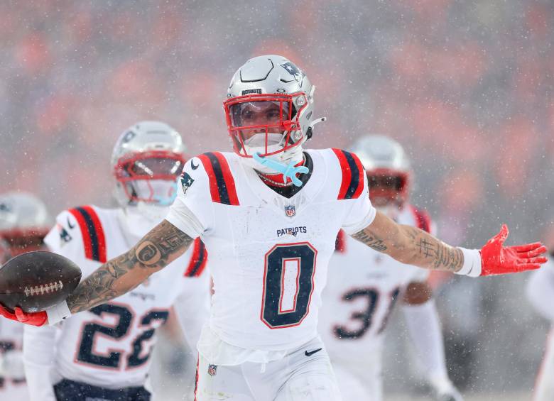 Christian González, figura de los New England Patriots que estará en el Super Bowl. FOTO: GETTY