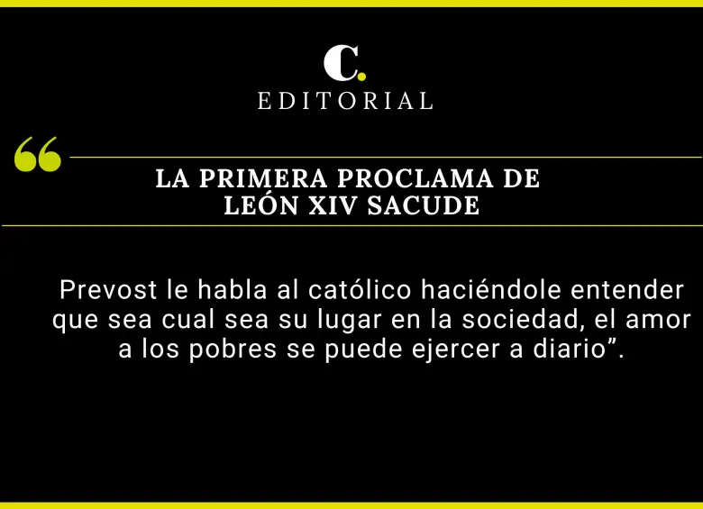 La primera proclama de León XIV sacude