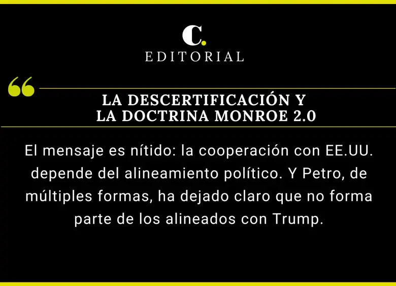 La descertificación y la doctrina Monroe 2.0