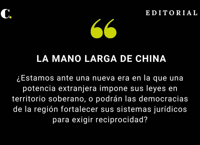La mano larga de China