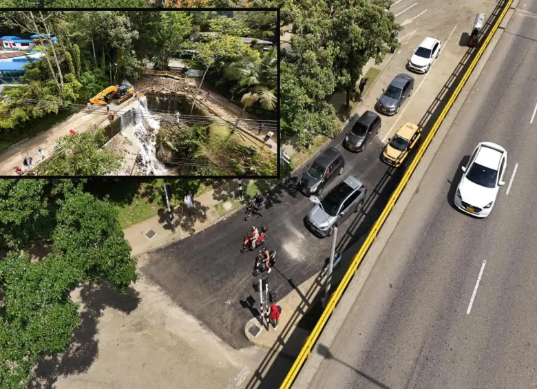 Las obras realizadas en el sector de Monterrey y en el trayecto de la quebrada La Presidenta. FOTO: Cortesía