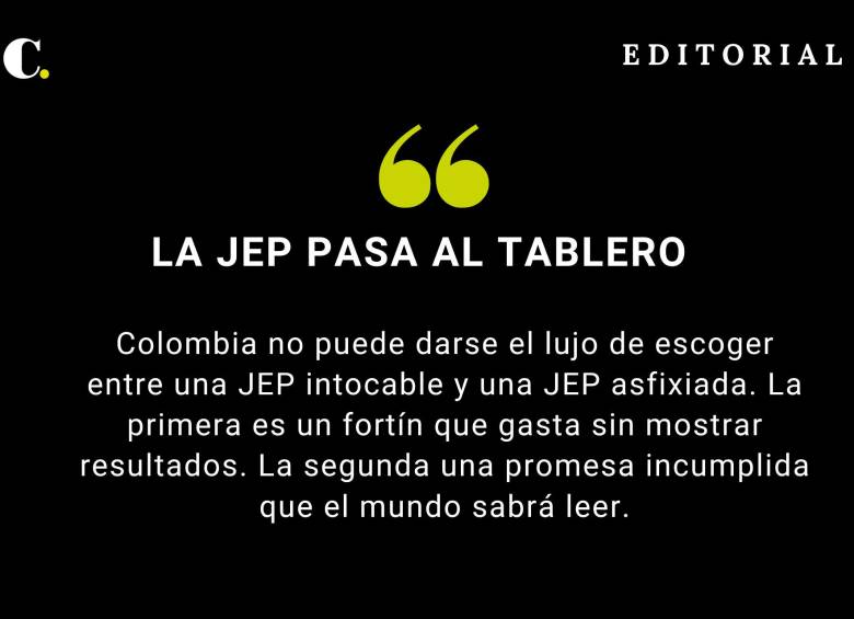 La JEP pasa al tablero