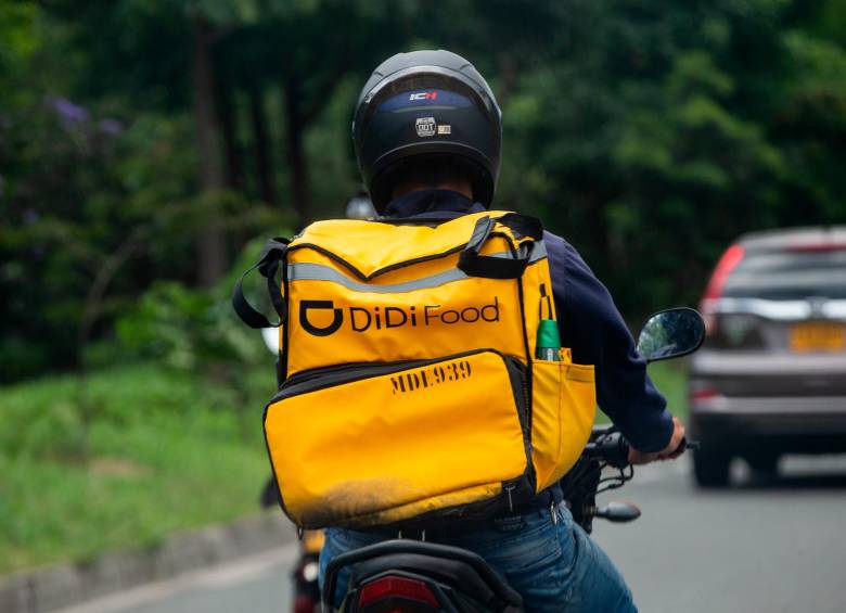 La Unión de Trabajadores de Plataformas Digitales, Unidapp, adelanta conversaciones con Didi Food para mejorar las condiciones laborales en Colombia. FOTO CAMILO SUÁREZ