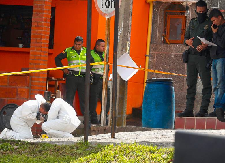 Por el homicidio de dos policías, ocurrido en el corregimiento San Félix, de Bello, las autoridades capturaron a tres personas. FOTO: MANUEL SALDARRIAGA