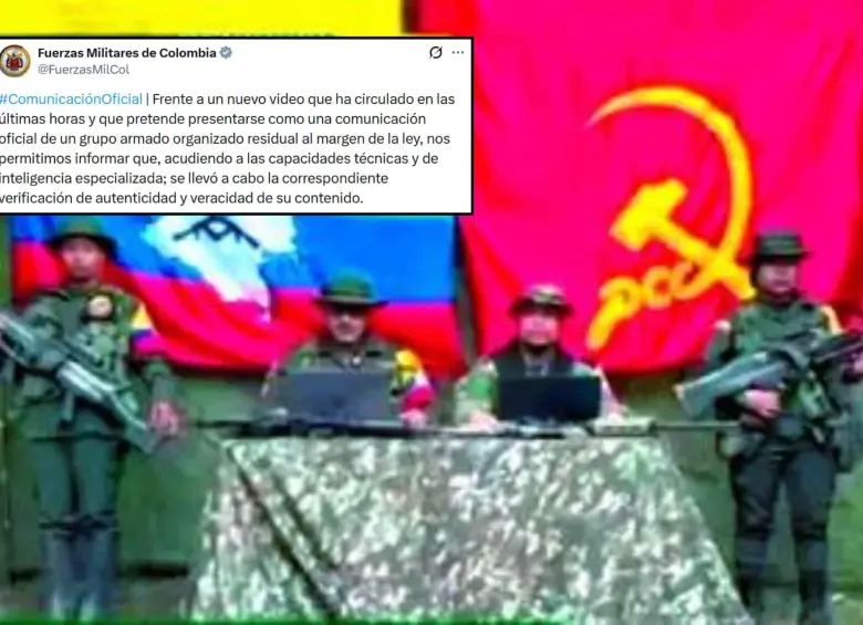 El Ejército respondió a la polémica a través de un trino en su cuenta de X. Foto: Redes sociales.