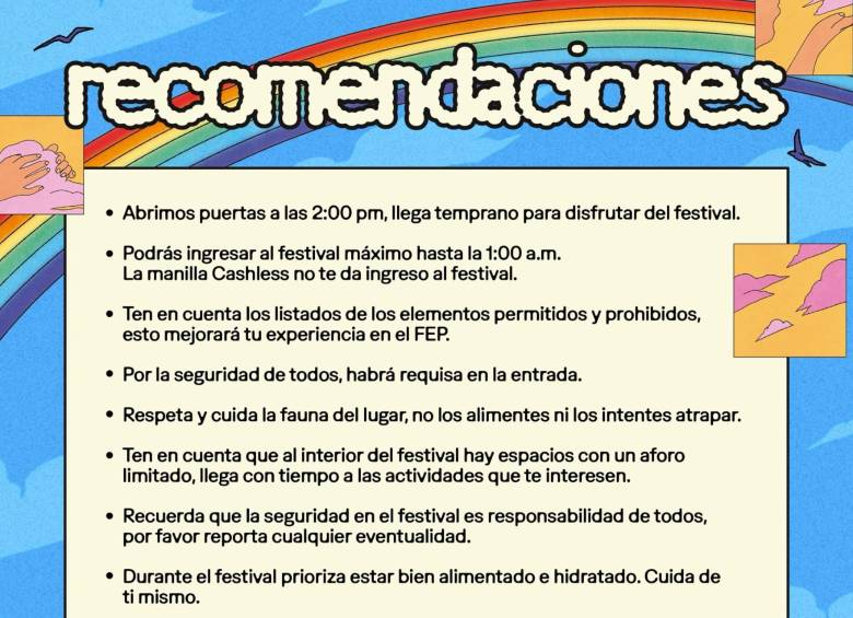 Recomendaciones para el Festival Estéreo Picnic. 