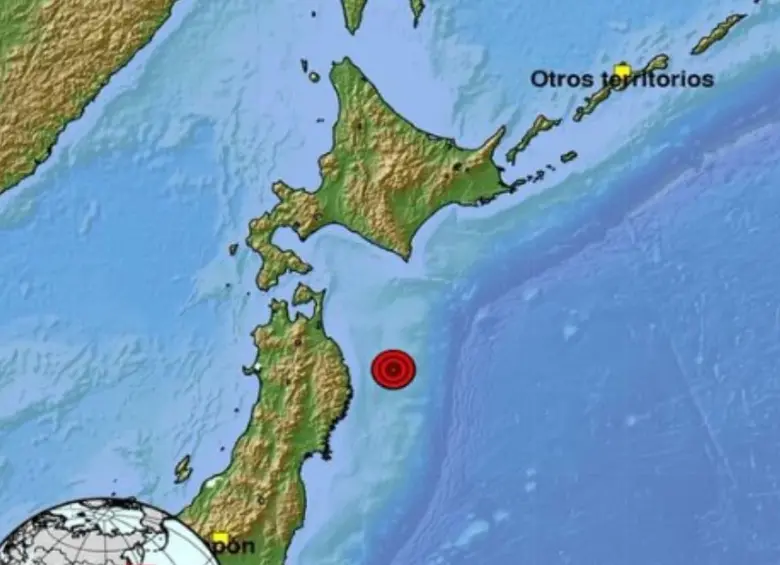 Un terremoto de magnitud 7,4 ocurrió en Japón este 20 de abril de 2026. FOTO: Captura de pantalla 