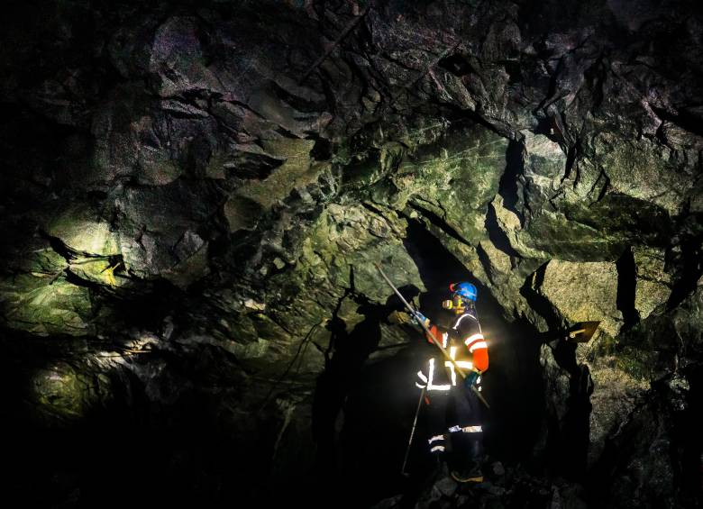La extracción minera de oro y cobre ha sido clave en la dinámica exportadora de Antioquia en lo corrido de este año. FOTO Camilo Suárez