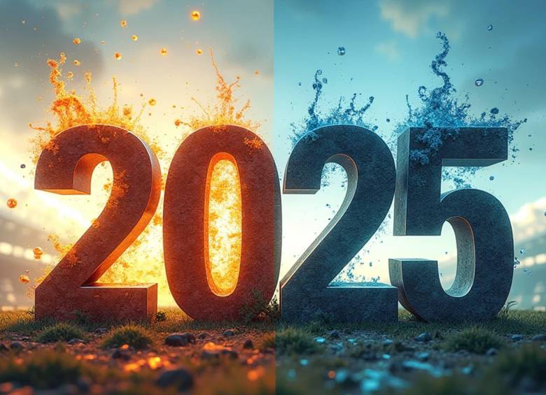 Lo que depara el año 2025 para el mundo. Foto: generada por Inteligencia Artificial