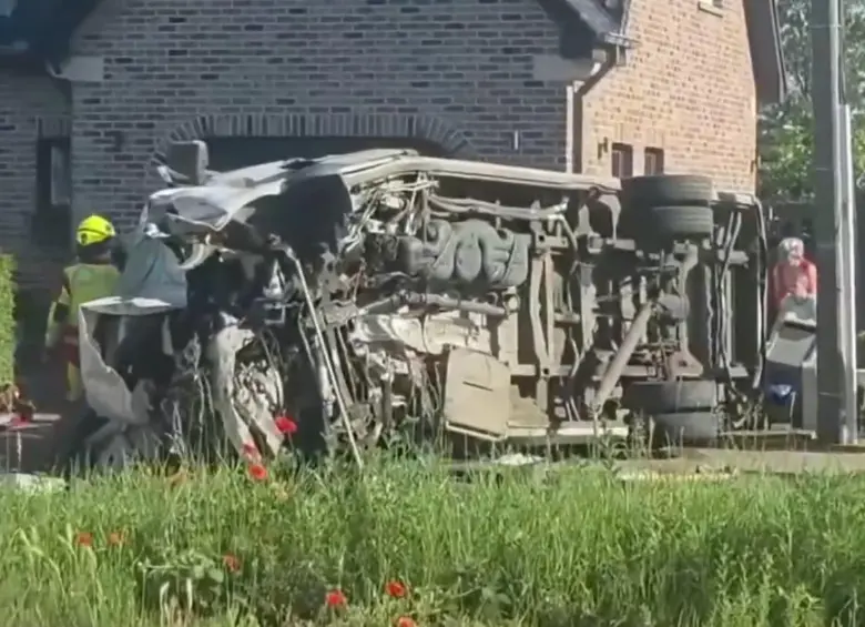 Cuatro personas muerieron tras un accidente en Bélgica. Esto es lo que se sabe. FOTO: Tomada de las redes sociales 
