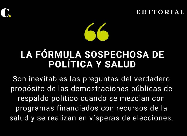 La fórmula sospechosa de política y salud