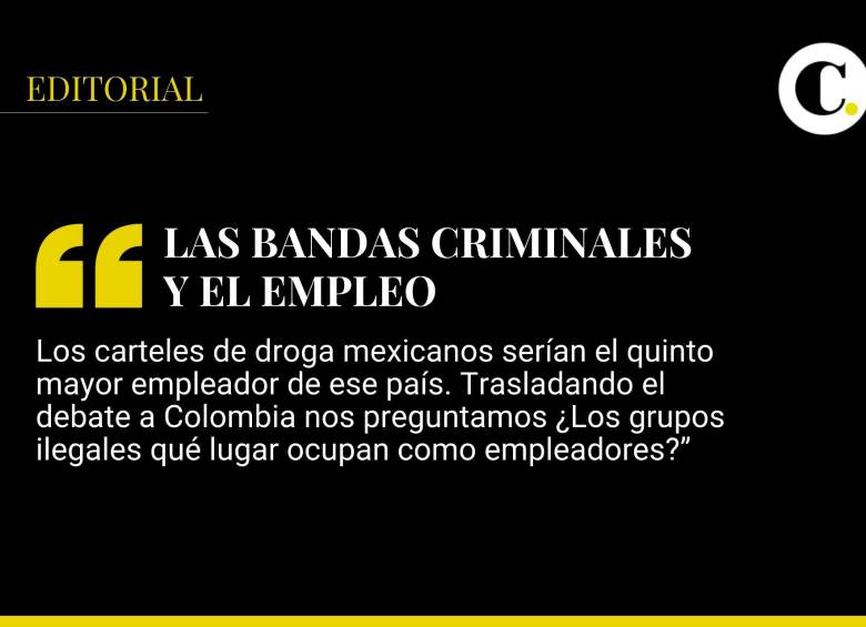 Las bandas criminales y el empleo