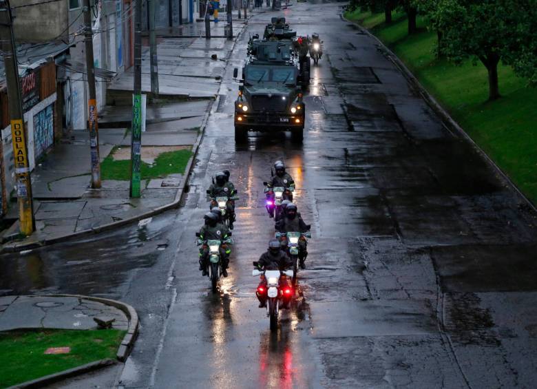 Continúan las manifestaciones y concentraciones del paro nacional, autoridades siguen en alerta en varias regiones del país. FOTO COLPRENSA 