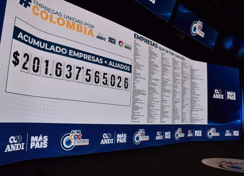 La campaña Empresas Unidas por Colombia continúa abierta a nuevas donaciones de empresas y ciudadanos, según informó la Andi. FOTO Andi