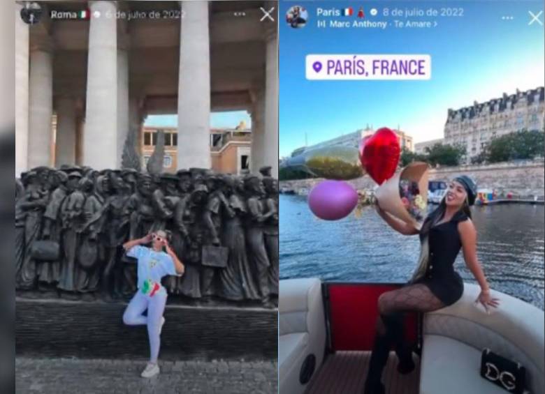 La mamá de Lyan José ha mostrado a través de sus perfiles viajes a lugares como Francia, Italia y el Caribe. 