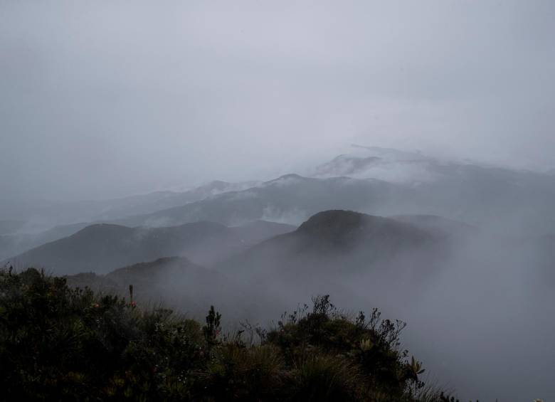El páramo de Sonsón lo conforman varias montañas que llegan más allá de los 3.000 msnm Foto: Esteban Vanegas