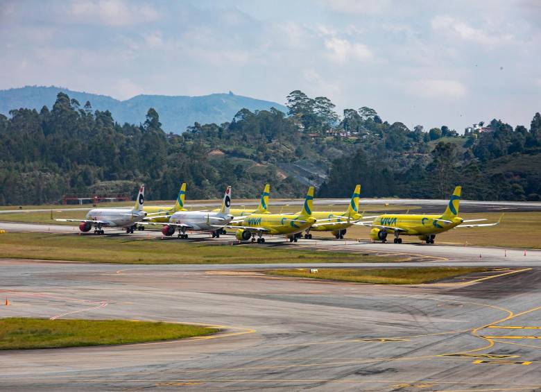 Tan solo un día después de que Viva Air suspendiera sus operaciones, retrocedió 39,5% desde su punto más alto del año el 2 de enero. FOTO Carlos Alberto Velásquez