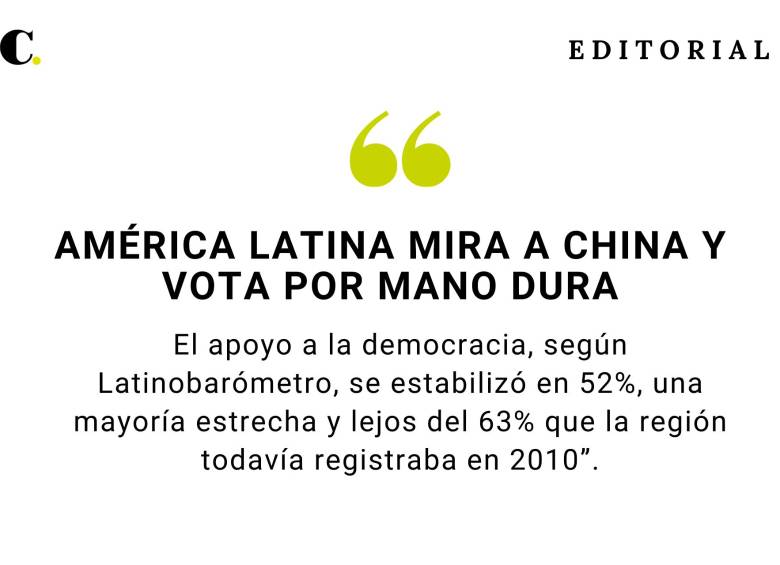 América Latina mira a China y vota por mano dura