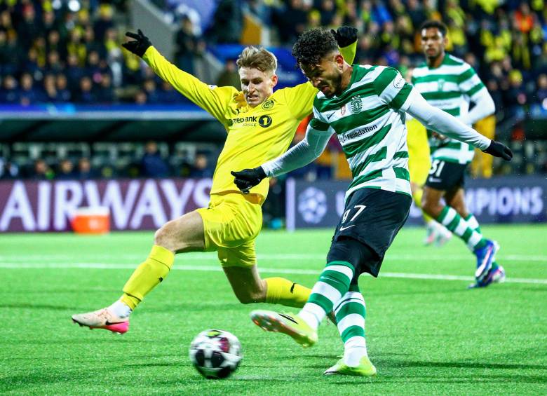 El delantero colombiano Luis Javier Suárez fue titular y jugó todo el partido en la derrota de su equipo en Noruega. Foto: AFP