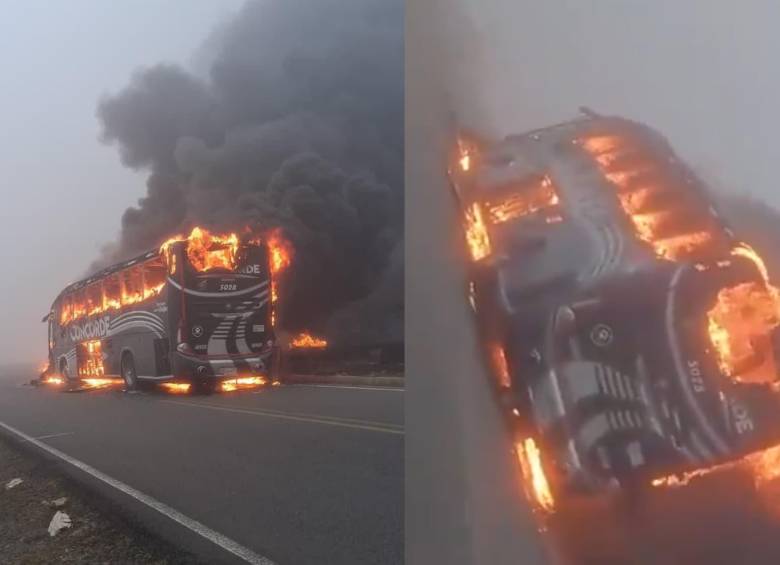 En redes sociales se compartieron imágenes de lo sucedido. Foto: Captura de video