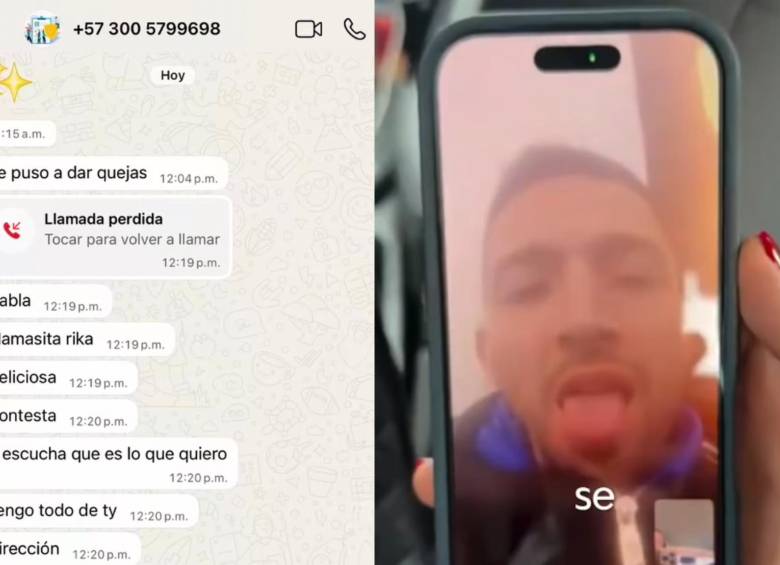 El hombre no oculta ni su número de teléfono ni su cara. FOTO: REDES SOCIALES.